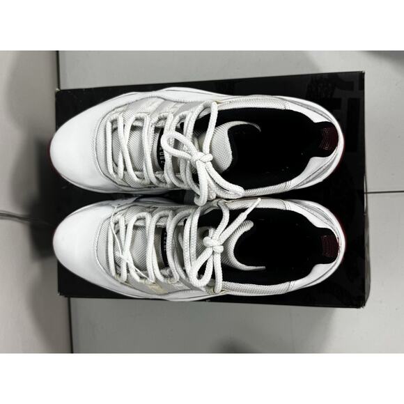 Air Jordan 11 Retro Low Shoes Mens Size 10 Cherry Varsity 528895-101 2012 - Picture 9 of 12